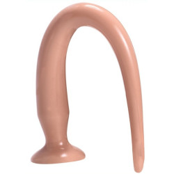 Deepleasure Gode long Tail Flex M 40 x 4.5 cm Flesh